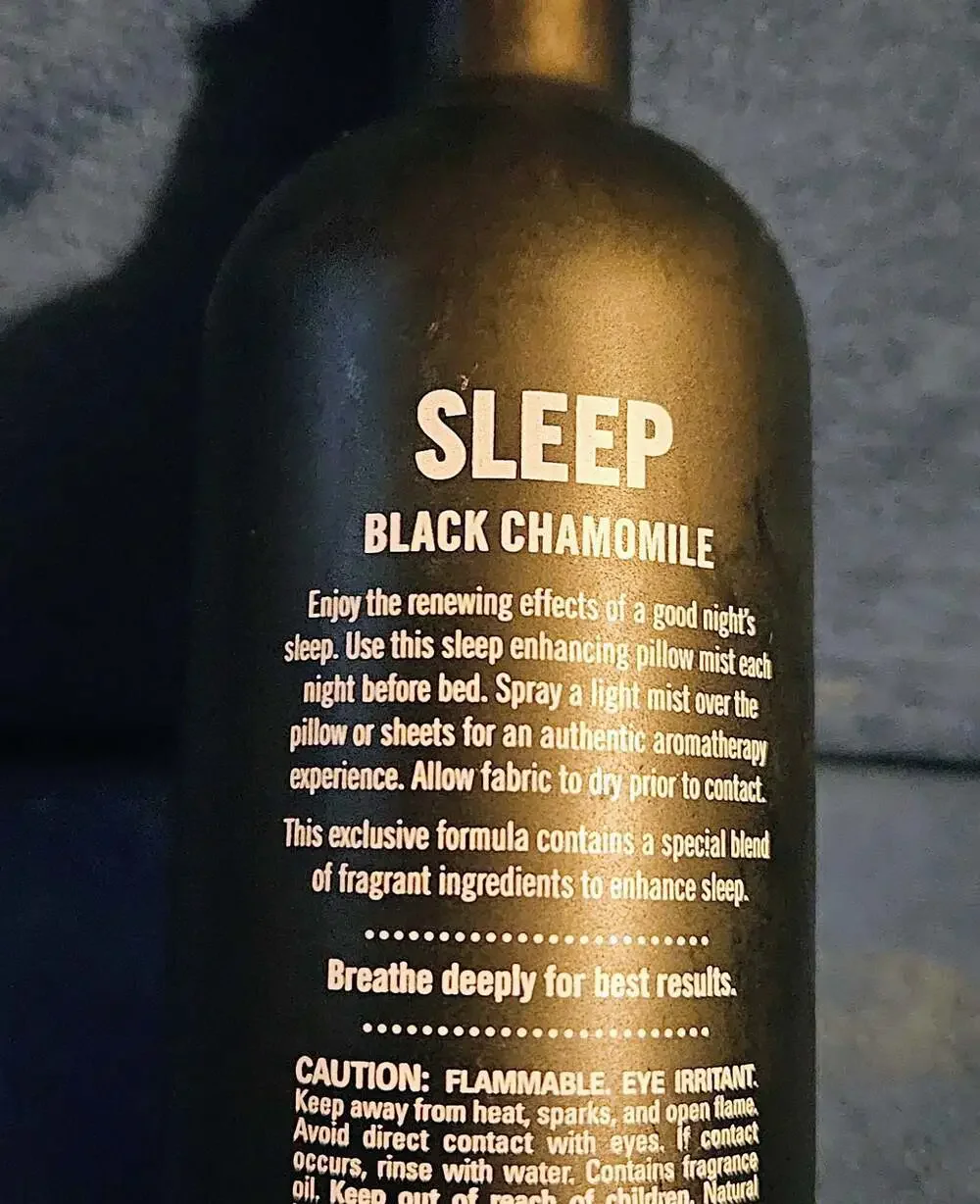 Bath & Body Works Aromatherapy Sleep Black Chamomile Pillow Mist